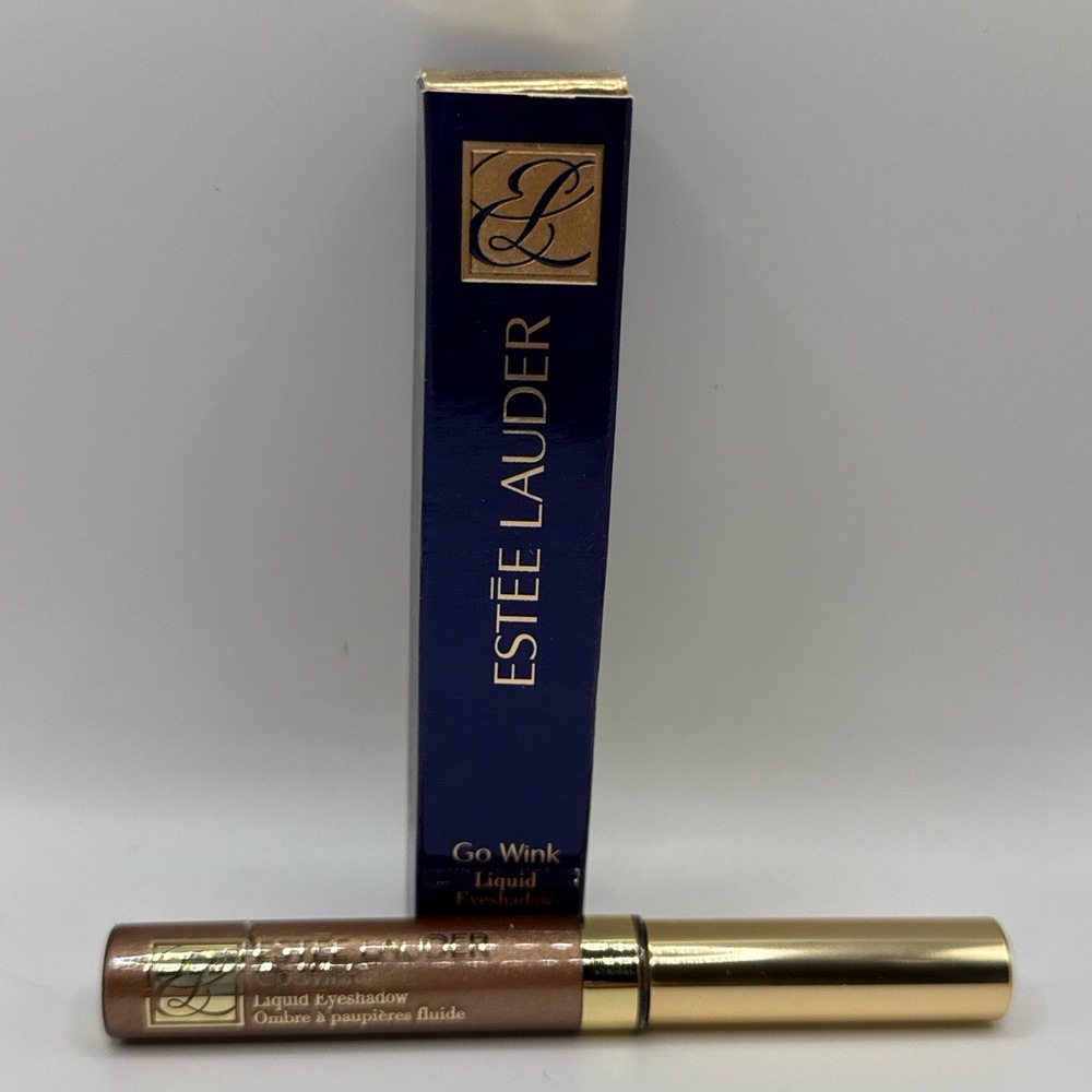 NOS NIB Estée Lauder Go Wink Liquid‎ Eyeshadow #04 Brown Eyed Baby .11fl oz